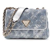 GUESS Giully II Mini 2 Compartment Convertible Flap XS Metallic Denim