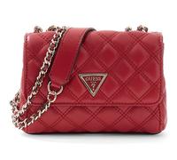 GUESS Giully II Mini Compound Convertible Flap Bag Dark Cherry