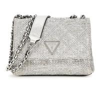 GUESS Giully II Mini Compound Convertible Flap Bag Silber