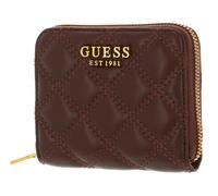 GUESS Giully SLG Small Zip Around Wallet Burgundy