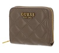 GUESS Giully SLG Small Zip Around Wallet Dark Taupe