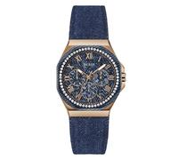 Guess Multifunktionsuhr Glaze GW0753L5 Damen Blau – Quarz, Datum, 12/24-Std.-Anzeige