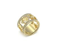 GUESS Goldener 4 Love-Ring aus Edelstahl