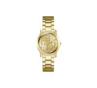Guess Armbanduhr Damen Annette GW0861L2 – Edelstahl 26 mm, Gold, Zirkonia