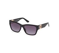 Guess Damen Sonnenbrille - GU00105 - 01B - 56mm - Rechteck, polarisiert, polarized, verspiegelt, mirrored