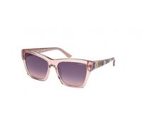 Guess Sonnenbrille GU00113 polarisierte violette Gläser glänzend beige Damen One Size