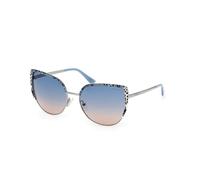 GUESS GU00217 10W shiny light ruthenium 59/17/140 Damen Sonnenbrillen