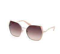 Guess Damen Sonnenbrille - GU7843 - 28F - 61mm - Gold, Cat-Eye, polarisiert, polarized, verspiegelt, mirrored