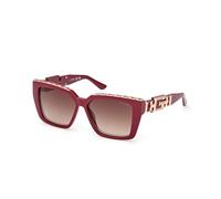 Guess Gu7915 Damen-sonnenbrille One Size Shiny Bordeaux / Brown Mirror