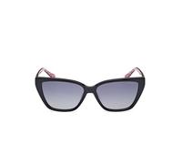 Guess Damen Sonnenbrille GU7919 01D Cat-Eye 58 mm polarisiert verspiegelt Shiny Black / Smoke