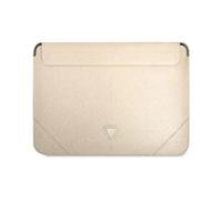 Guess GUCS16PSATLE Laptop-Hülle Saffiano Beige - 16 Zoll