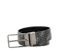 GUESS Gürtel Milano Adjustable and Reversible Belt W105 Dark Black Multi schwarz kürzbar wendbar
