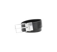 GUESS Gürtel Milano Adjustable and Reversible Belt W95 Black schwarz kürzbar wendbar