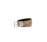 GUESS Milano Adjustable & Reversible Belt H35 W115 Beige Brown - kürzbar