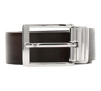 GUESS Gürtel Milano Adjustable & Reversible Belt H35 W115 Brown dunkelbraun kürzbar