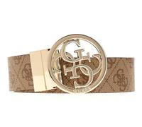 GUESS Noelle Adjustable & Reversible Pant Belt W95 Latte Logo / Light Blue - kürzbar