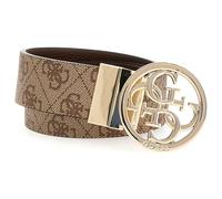 GUESS Gürtel Nolana 4G-Logo wendbar kürzbar Bundweite 90 cm Latte