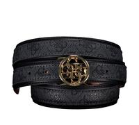 Guess Gürtel Orlina 4G-Logo individuell kürzbar Bundweite 90 CM Coal