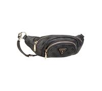 GUESS Gürteltasche Umhängetasche Latona Belt Bag Coal Logo dunkelgrau