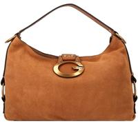 GUESS - Guess Camden Schultertasche echt Leder cognac Braun