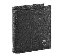 GUESS - Guess Certosa Small Billfold, Kompakt-Geldbeutel, Portemonnaie, Leder, Schwarz
