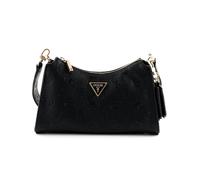 GUESS Cresidia Damen Schultertasche mit Reißverschluss oben, Schwarz, One Size, Cresidia Top Zip Shoulder Bag