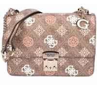 GUESS - Guess Eliette Logo Umhängetasche Latte Logo Multi Braun