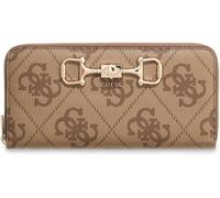 GUESS - Guess Janie Damenlangbörse Synthetik latte logo Braun