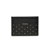 GUESS - Guess Leder Kartenetui mit Nieten, Schwarz