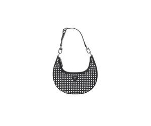 GUESS - Guess Lua Mini Hobo Bag, Schultertasche, Schwarz-Strass