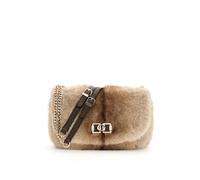 GUESS - Guess Mavis Kunstfell Schultertasche, Umhängetasche, Braun