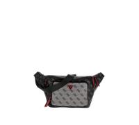 GUESS - Guess Milano Maxi Bum Bag, Crossbodytasche, Logoprint Schwarz