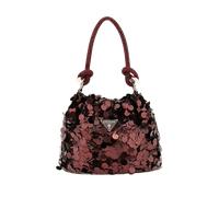 GUESS - Guess Mini-Henkeltasche Holiday Shine, Bordeaux