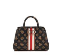 GUESS - Guess Nelka Mini Satchel, Handtasche, Umhängetasche, Braun-Logo