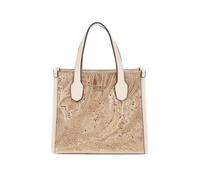 GUESS - Guess Silvana Mini Tote Handtasche, Umhängetasche, Beige-Gold