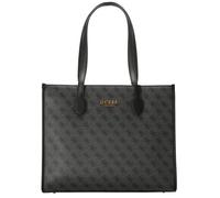 GUESS - Guess Silvana Tote Damentasche Synthetik coal logo Grau