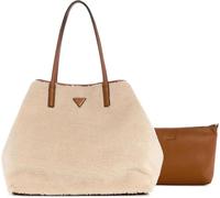 GUESS - Guess Victtoria Shopper Tasche groß 2in1 natur / cognac Beige
