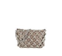 GUESS - Guess Zalina Mini Schultertasche, Abendtasche, Glamour-Silber
