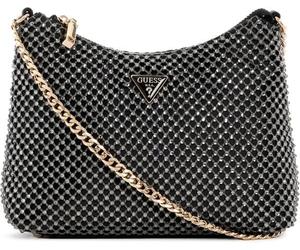GUESS - Guess Zalina Top Zip Mini Schultertasche, Abendtasche, Anthrazit