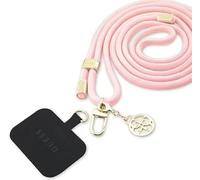 GUESS GUOUCNMG4EP Universal CBDY Cord Gürtel Rosa Nylon 4G Metal Charm