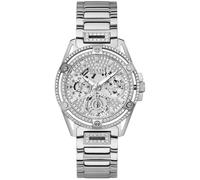 Guess GW0464L1 Queen Damen Chronograph Uhr in Silber Einheitsgröße