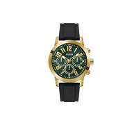 Guess Herren Armbanduhr schwarz und grün Parker GW0708G2