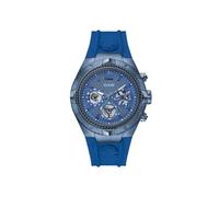 GUESS Gw0717G2 Herren-Analoguhr, Silikon, blaues Zifferblatt, Blau, Armband