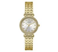GUESS Enchantment Analoge Uhr für Damen, 32 mm Gehäusebreite, Goldton/Silber, Goldfarben/Silber, Klassisch