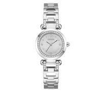Guess Damen Armbanduhr GB Ginger GW0869L3 Edelstahl 30 mm Silber Zirkonia