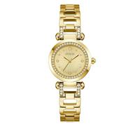 Guess Damen Armbanduhr GB Ginger GW0869L4 – goldfarben, Edelstahl, Zirkonia, 30 mm