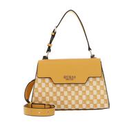 GUESS Hallie Top Handle Flap Yellow Logo