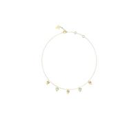 GUESS Halskette By Your Side 16-18" Heart Charms Necklace Yellow Gold goldfarben