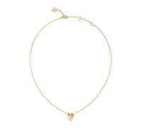 GUESS By Your Side 16-18" Heart Necklace Yellow Gold