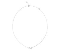 GUESS Halskette Love Bites 16-18" Infinity Necklace Rhodium silberfarben